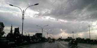 شارەزایەكی كەشناسی: تاوەبارانی بەخوڕ و تەرزە دەبارێ